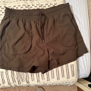 Old Navy Brown Cargo Shorts with Elastic Waistband